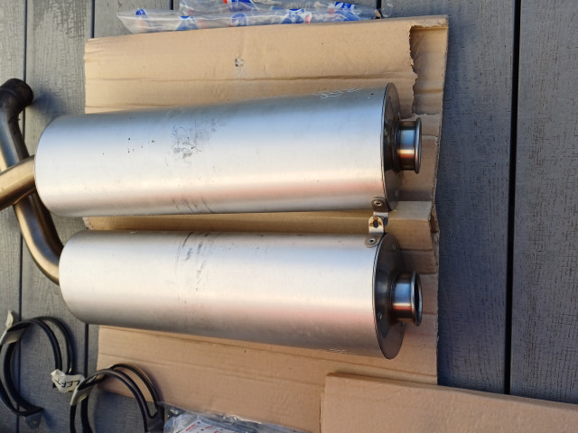 998 Biposto OEM Exhaust Silencers & ECU 8