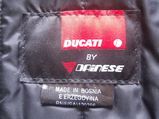 Genuine Ducati Dainese "IOM" 78 Ladies Leather Jacket Size 10 Free P&P 5