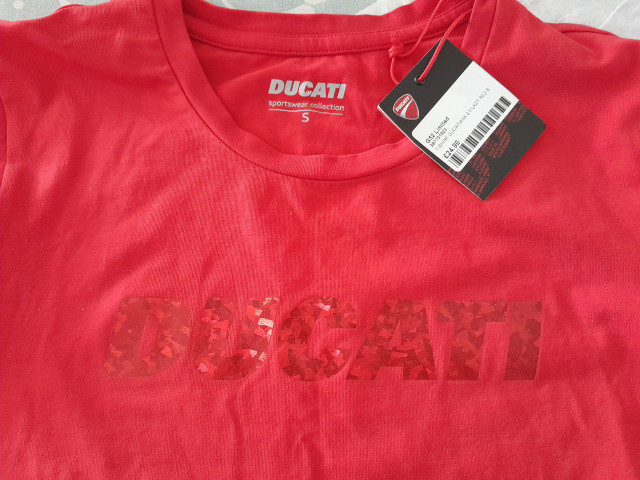 New with tag Ducati Ducatiana 2.0 Red Ladies T-shirt size S 2