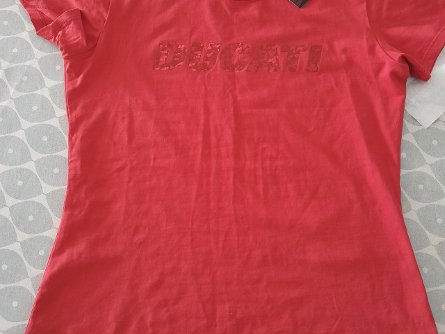 New with tag Ducati Ducatiana 2.0 Red Ladies T-shirt size S 0