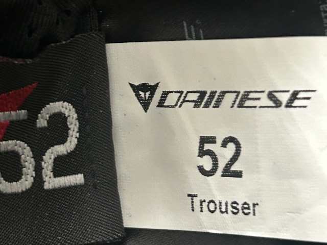 Dainese leather trousers.  4