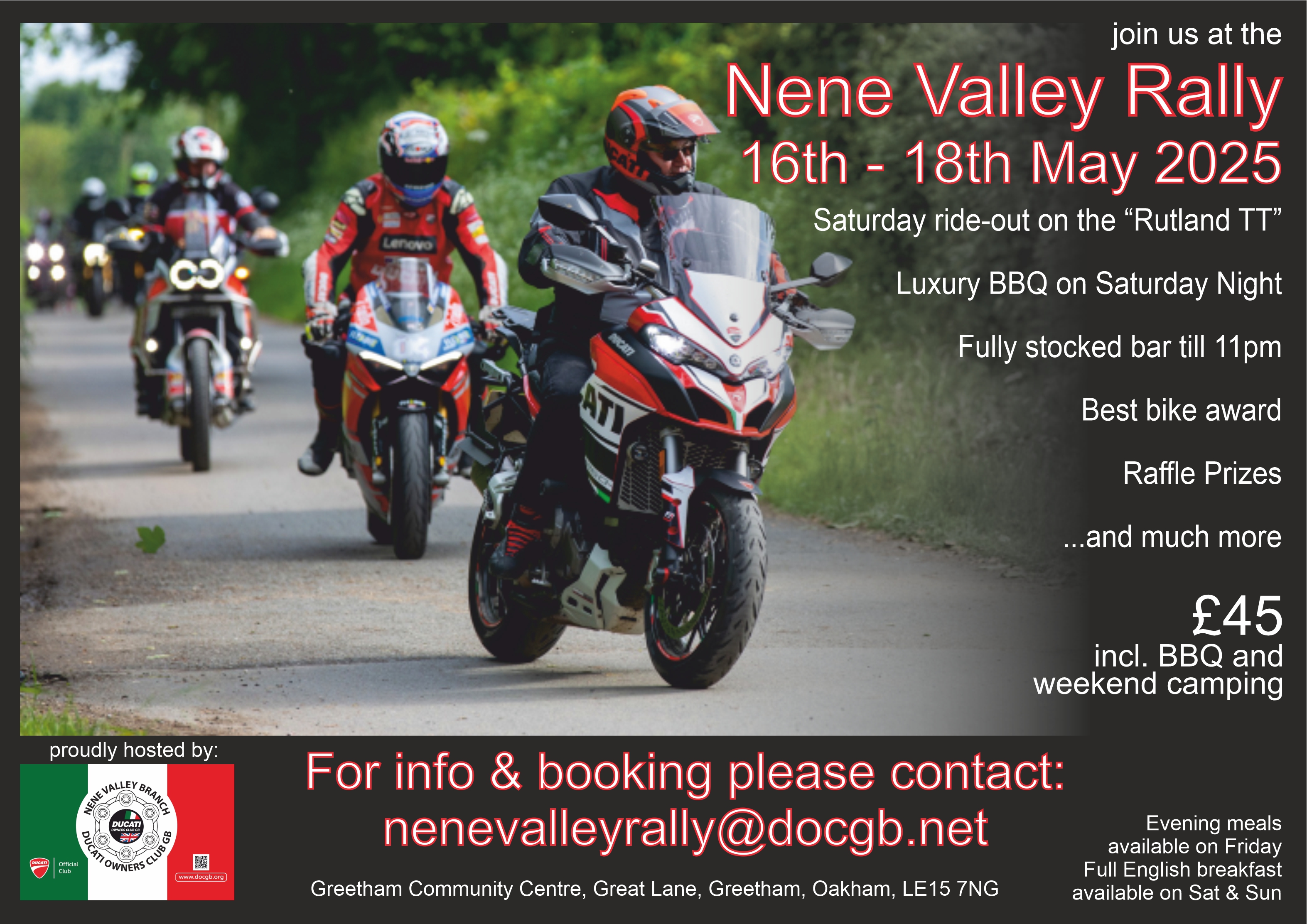 Nene Valley Rally 16th-18th May 2025