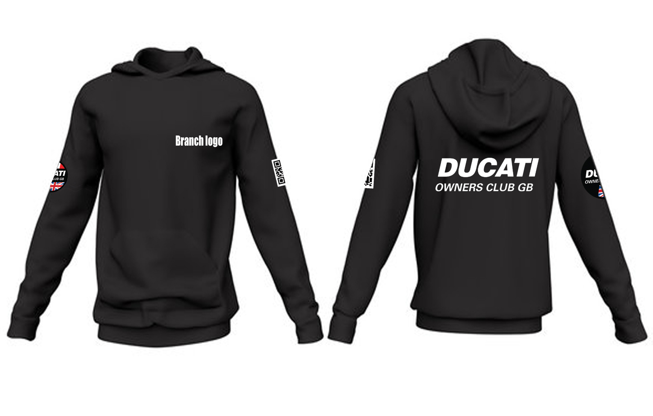 Ducati Owners Club Branch Kangaroo Hoody