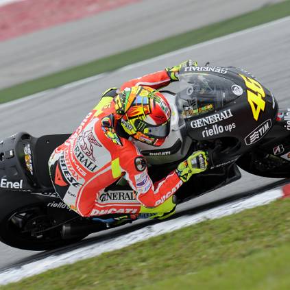 Rossi MotoGP first test 2012