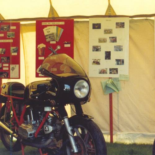 DOC GB stand at the BMF show 1986