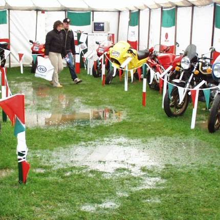 DOC GB stand at the BMF show 2005. It was a bit damp!!