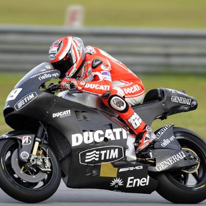 Nicky Hayden first MotoGP test 2013